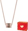 Sizing (Women) Emporio Armani Rose Gold Black Bead Stainless Steel Necklace. EGS2975221