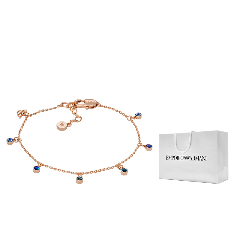 Order (Women) Emporio Armani Rose Gold Eagle Logo  Bracelet - 2023 Spring/Summer. EGS3015221