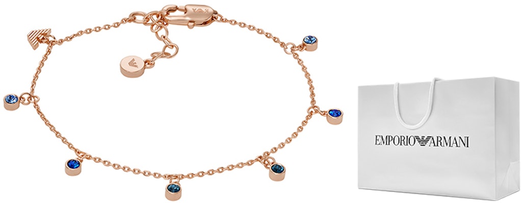 (Women) Emporio Armani Rose Gold Eagle Logo Bracelet - 2023 Spring/Summer. EGS3015221 Order (Women) Emporio Armani Rose Gold Eagle Logo Bracelet - 2023 Spring/Summer. EGS3015221