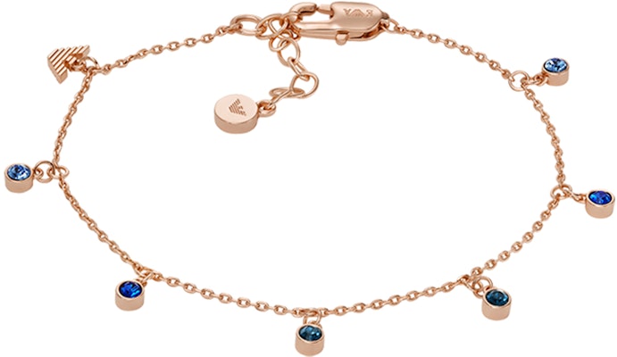 (Women) Emporio Armani Rose Gold Eagle Logo Bracelet - 2023 Spring/Summer. EGS3015221 Lookbook (Women) Emporio Armani Rose Gold Eagle Logo Bracelet - 2023 Spring/Summer. EGS3015221