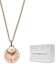 Lookbook (Women) Emporio Armani Rose Gold Necklace with Pink Mother-of-Pearl Pendant. EG3375221