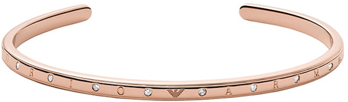 (Women) Emporio Armani Rose Gold Stainless Steel Bracelet with Crystals. EG3511221 (Women) Emporio Armani Rose Gold Stainless Steel Bracelet with Crystals. EG3511221