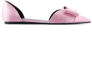 Order (Women) Emporio Armani Satin Ballet Flats 'Pink Bow' X3D271XD064100139