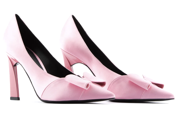 (W) Emporio Armani Satin High Heels 'Pink Bow' 圖 2