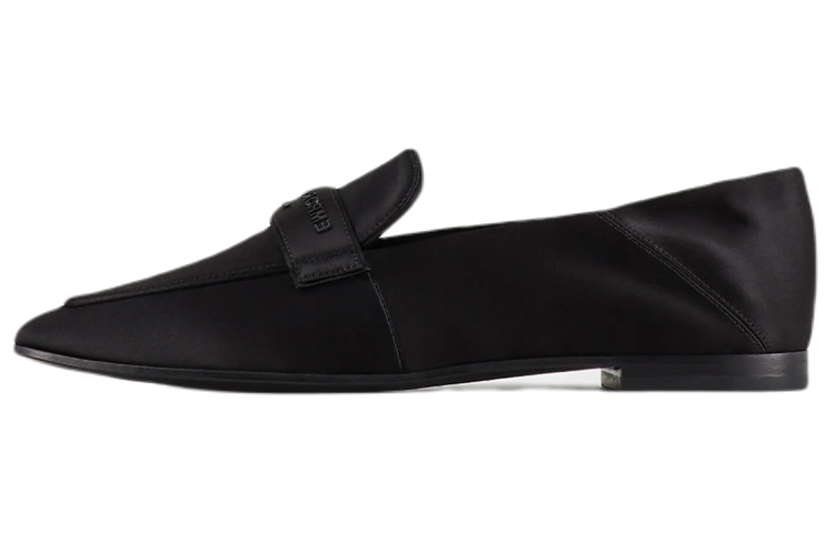 (W) Emporio Armani Satin Loafer 'Black'