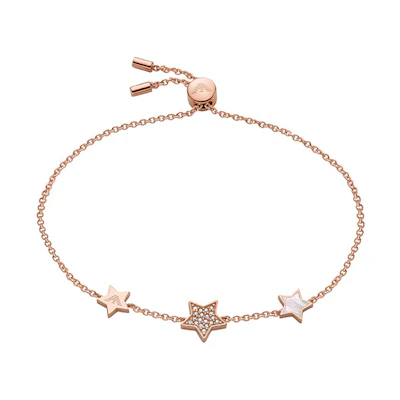 (Women) Emporio Armani Silver Bracelet with Starry Sky Crystal Accent EG3525C221