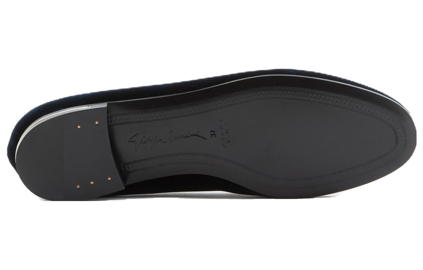 (W) Emporio Armani Slip-On Loafer 'Navy Blue' 圖 5