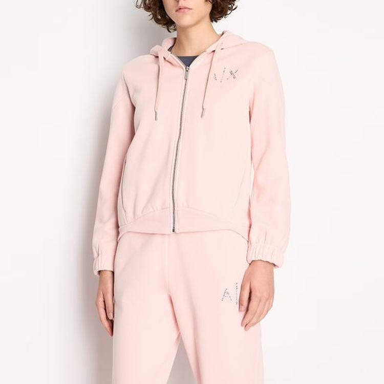 (Women) Emporio Armani Solid Color Zip Hoodie Sweatshirt 6RYM54-YJEFZ-17415 圖 3