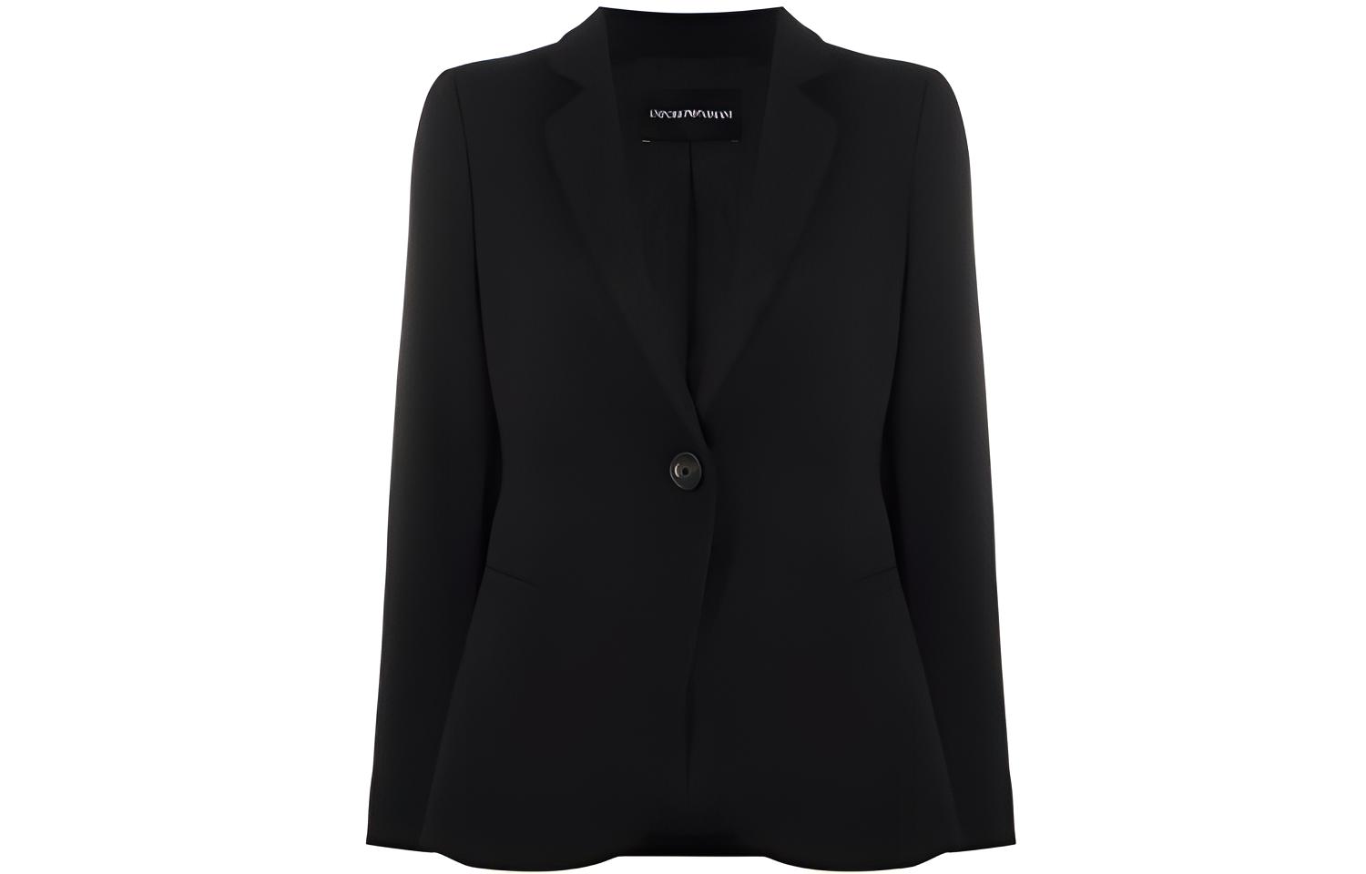 (Women) Emporio Armani Solid Single-Breasted Blazer Jacket. 0NG3B-T0200-2999