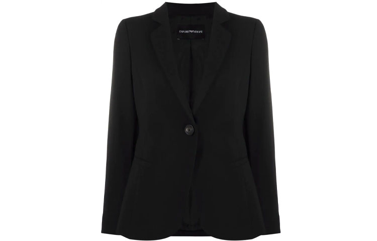 (Women) Emporio Armani Solid Single-Breasted Blazer Jacket. 0NG3B-T0200-2999 圖 2