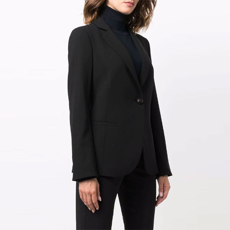 (Women) Emporio Armani Solid Single-Breasted Blazer Jacket. 0NG3B-T0200-2999 圖 4