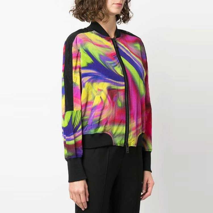 (Women) Emporio Armani SS22  Logo Tape Printed Flight Jacket Multicolor. 3L2BB12NE7Z-F906 圖 5