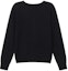Lookbook (Women) EMPORIO ARMANI SS23 Black Loose-Fit Knit Pullover Sweater. 8N2MW3-2MA1Z-0999