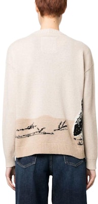 (Women) Emporio Armani SS23 Crewneck Knit Sweater Wolf Design Off-White. 6L2MXV-2M83Z-F130 Shop (Women) Emporio Armani SS23 Crewneck Knit Sweater Wolf Design Off-White. 6L2MXV-2M83Z-F130