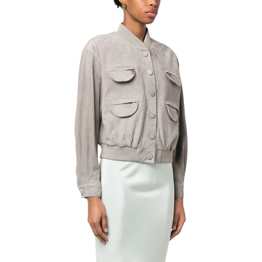 Purchase (W) EMPORIO ARMANI SS23 浅灰色单排扣休闲夹克. D4NG65-D2P72-614