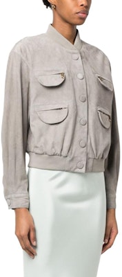 (W) EMPORIO ARMANI SS23 浅灰色单排扣休闲夹克. D4NG65-D2P72-614 Purchase (W) EMPORIO ARMANI SS23 浅灰色单排扣休闲夹克. D4NG65-D2P72-614