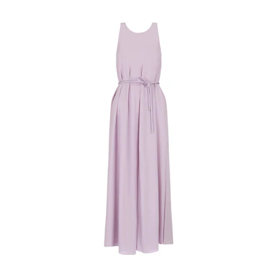 (Women) EMPORIO ARMANI SS23 Purple High-Waist Sleeveless Pullover Dress D4NA1C-D9906-1806