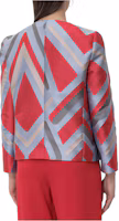 Lookbook (W) Emporio Armani SS23 紅色印花長袖西裝外套 5NG45T-52108-010