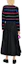 Shop (W) 엠포리오 아르마니 SS23 스트라이프 크루넥 풀오버 스웨터 - 블랙 6L2MXA-2M52Z-F061