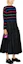 Purchase (W) 엠포리오 아르마니 SS23 스트라이프 크루넥 풀오버 스웨터 - 블랙 6L2MXA-2M52Z-F061