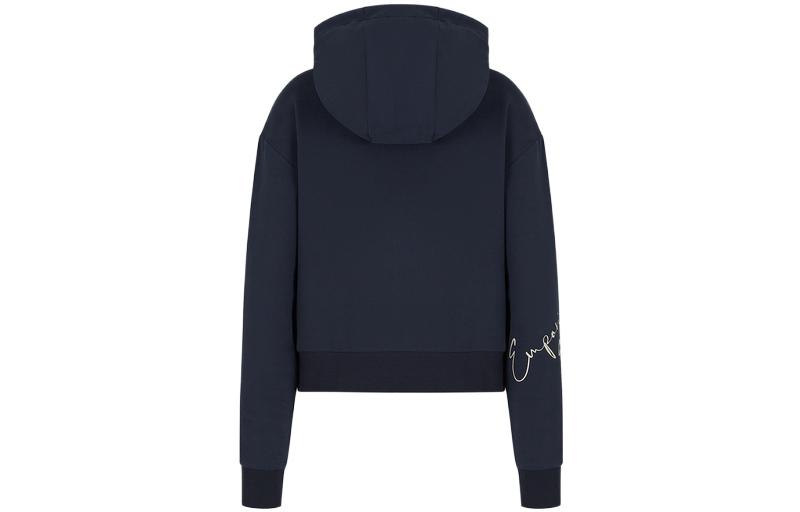 (Women) Emporio Armani SS23 EA7 Navy Blue Zip Hoodie with Letter Print 3RTM38-TJKXZ-1554 圖 3