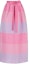 Buy (W) Vestido Midi Casual a Rayas Rosa de Cintura Alta Emporio Armani SS23 para Mujer. D4NN2D-D2404-1013