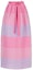Order (W) Vestido Midi Casual a Rayas Rosa de Cintura Alta Emporio Armani SS23 para Mujer. D4NN2D-D2404-1013