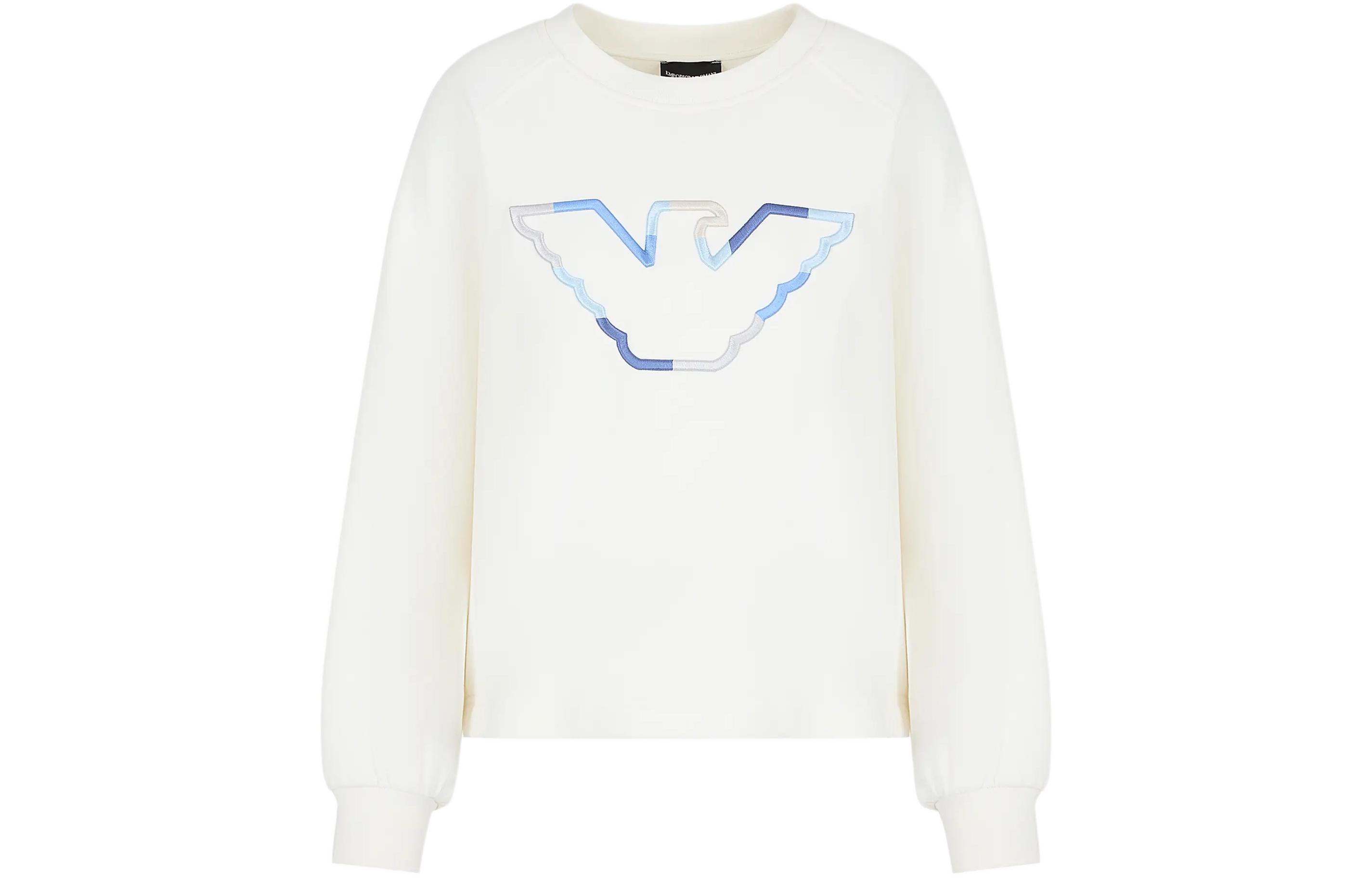 (Women) Emporio Armani SS24 Logo Embroidered Crewneck Long Sleeve Sweatshirt 3D2M6L-1JHSZ-0927 圖 2