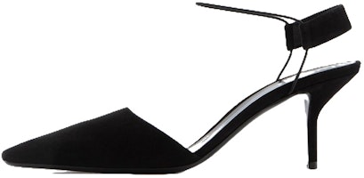 (Women) Emporio Armani Velvet High Heels 'Black Slip-On' X1E918XF657100002 (Women) Emporio Armani Velvet High Heels 'Black Slip-On' X1E918XF657100002