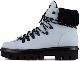 (Women) Emporio Armani Velvet Lace-Up Ankle Boot 'Blue Fashion' X1M383XN1071A167 (Women) Emporio Armani Velvet Lace-Up Ankle Boot 'Blue Fashion' X1M383XN1071A167