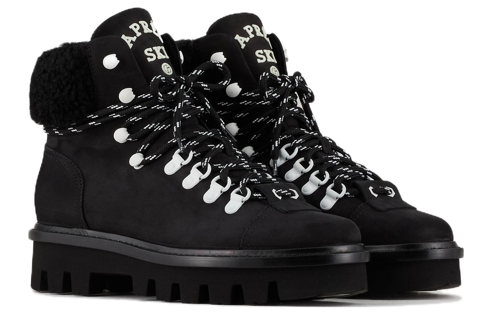 Lookbook (W) Sepatu Boot Emporio Armani Velvet Hitam Fashion, Tali Bulat. X1M383XN1071K001