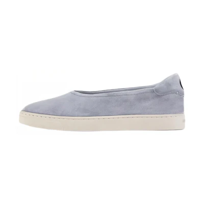 (W) Emporio Armani Velvet Leather Ballet 'Blue'