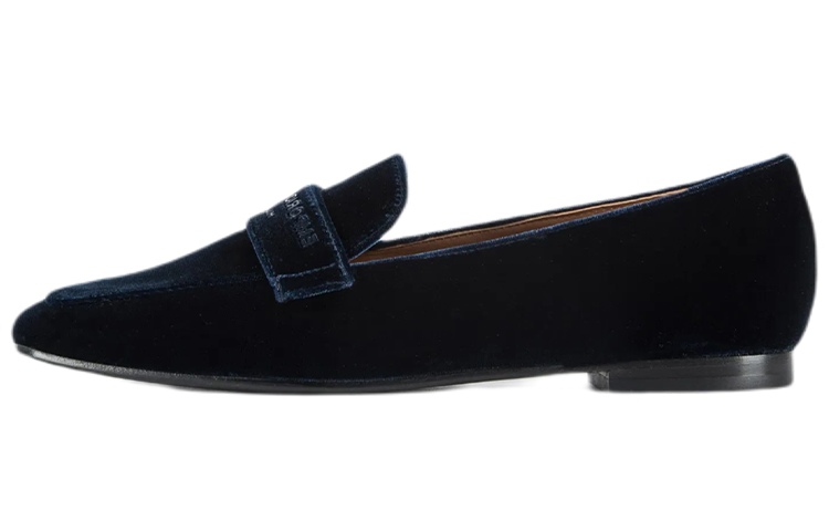 (W) Emporio Armani Velvet Loafer 'Blue'