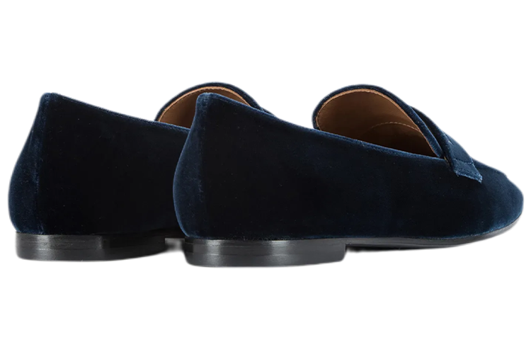 (W) Emporio Armani Velvet Loafer 'Blue' 圖 3