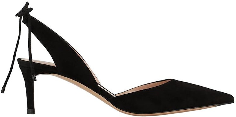 (Women) Emporio Armani Velvet Pumps 'Black Pointed Stiletto' X1E908XC067100002 Order (Women) Emporio Armani Velvet Pumps 'Black Pointed Stiletto' X1E908XC067100002