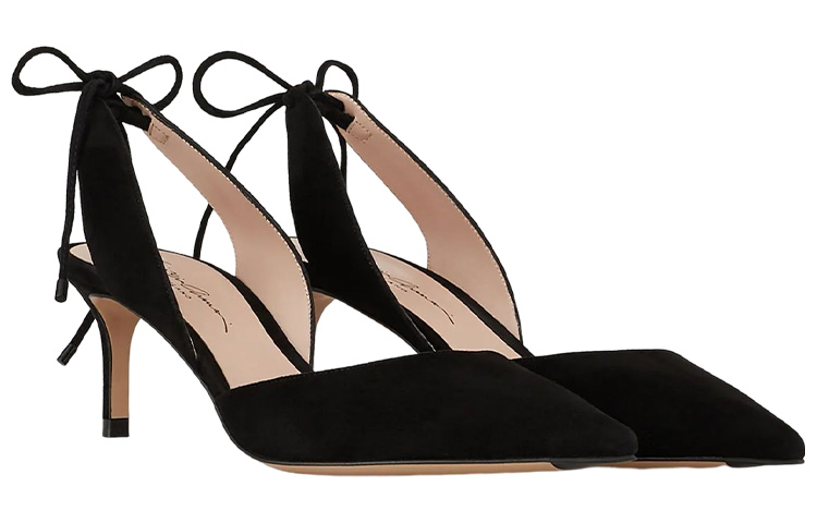 Lookbook (W) Emporio Armani Zapatos de Terciopelo Negro 'Stiletto Punta Fina' X1E908XC067100002