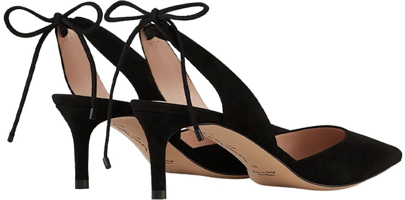 (Women) Emporio Armani Velvet Pumps 'Black Pointed Stiletto' X1E908XC067100002 Shop (Women) Emporio Armani Velvet Pumps 'Black Pointed Stiletto' X1E908XC067100002