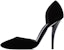 (Women) Emporio Armani Velvet Round Toe Slip-On Stiletto 'Black' X1E934XD115100002