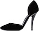 Buy (Women) Emporio Armani Velvet Round Toe Slip-On Stiletto 'Black' X1E934XD115100002