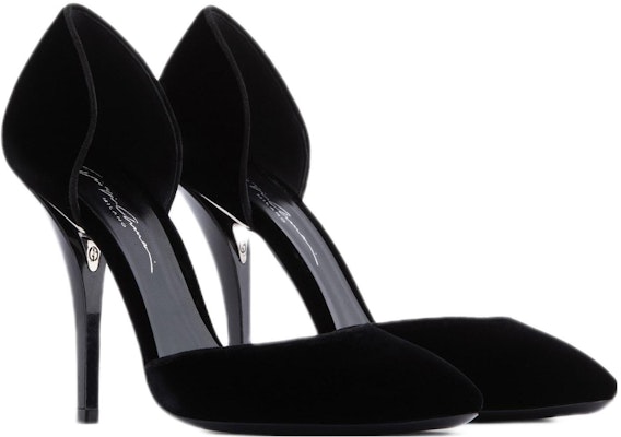 (Women) Emporio Armani Velvet Round Toe Slip-On Stiletto 'Black' X1E934XD115100002 Order (Women) Emporio Armani Velvet Round Toe Slip-On Stiletto 'Black' X1E934XD115100002