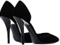 Lookbook (Women) Emporio Armani Velvet Round Toe Slip-On Stiletto 'Black' X1E934XD115100002