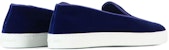 (W) Emporio Armani Kasut Beludru Slip-On Rendah 'Biru' X1Y004XL784100133