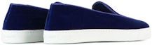 Purchase (W) Emporio Armani Kasut Beludru Slip-On Rendah 'Biru' X1Y004XL784100133