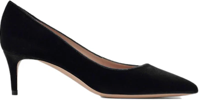Order (W) Emporio Armani Samt-Slip-On Rundzehen Stiletto ''Schwarz'' X1E718XT684100002