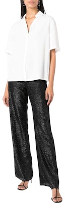 (Women) Emporio Armani Women’s SS22 High-Waisted Sequin Pants Black. INP1STI9920999 Lookbook (Women) Emporio Armani Women’s SS22 High-Waisted Sequin Pants Black. INP1STI9920999