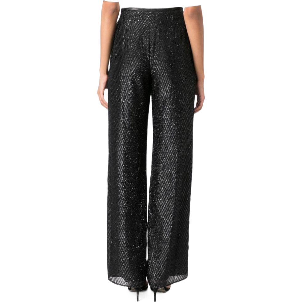 Shop (Women) Emporio Armani Women’s SS22 High-Waisted Sequin Pants Black. INP1STI9920999