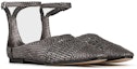 Order (Women) Emporio Armani Woven Leather Flat 'Silver' X1R012XF522Q392
