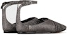 (Women) Emporio Armani Woven Leather Flat 'Silver' X1R012XF522Q392