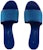 (W) Emporio Armani Tumit Tinggi Tenunan Slip-On 'Biru' X1R017XN8321T125