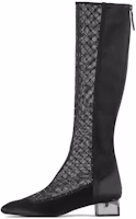 (Women) Emporio Armani Zip Pointed-Toe High-Top Boots 'Black Fashion' X1O231XN3361C293 (Women) Emporio Armani Zip Pointed-Toe High-Top Boots 'Black Fashion' X1O231XN3361C293